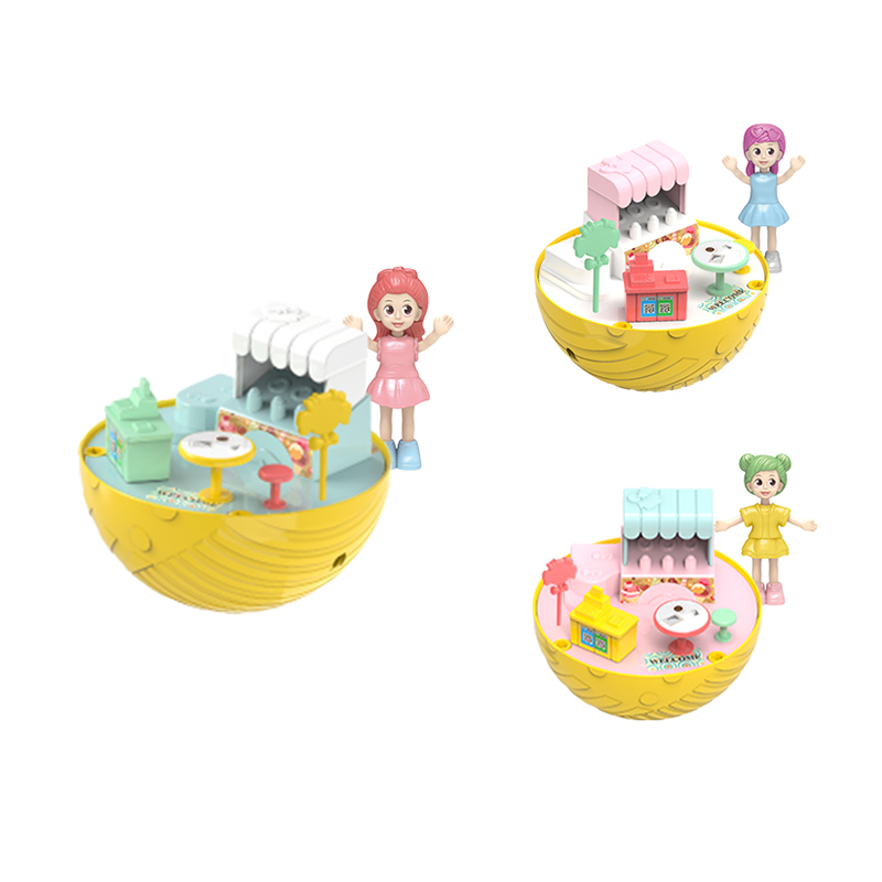 Hot Sale Kids Plastic Toys Educational Toy-Play Pretend Play Role Simulation Home Mini Doll House Toy Set