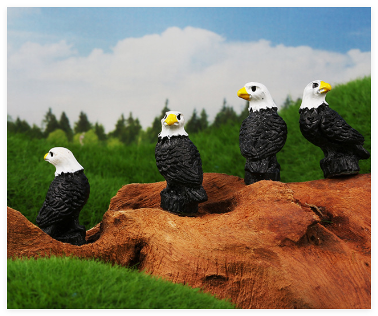 Collectible Figure Garden Ornament Gift 3D Animal Statue Cow Figurine Resin Miniature Pretend Play Toys Chinese Toy Manufacturer