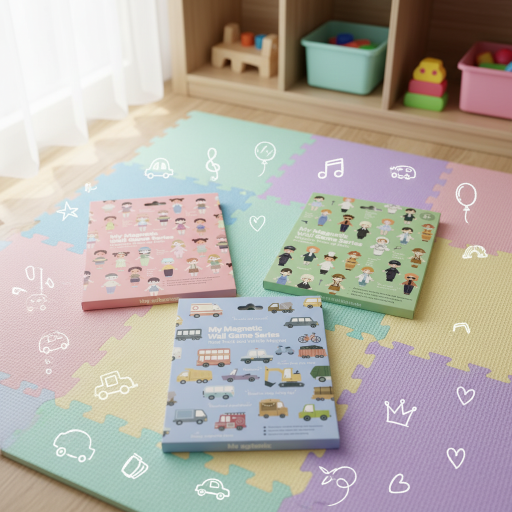 Kids Magnetic Role Play Career Toy Set, Dress up Educational Puzzle for Imagination &amp; Learning