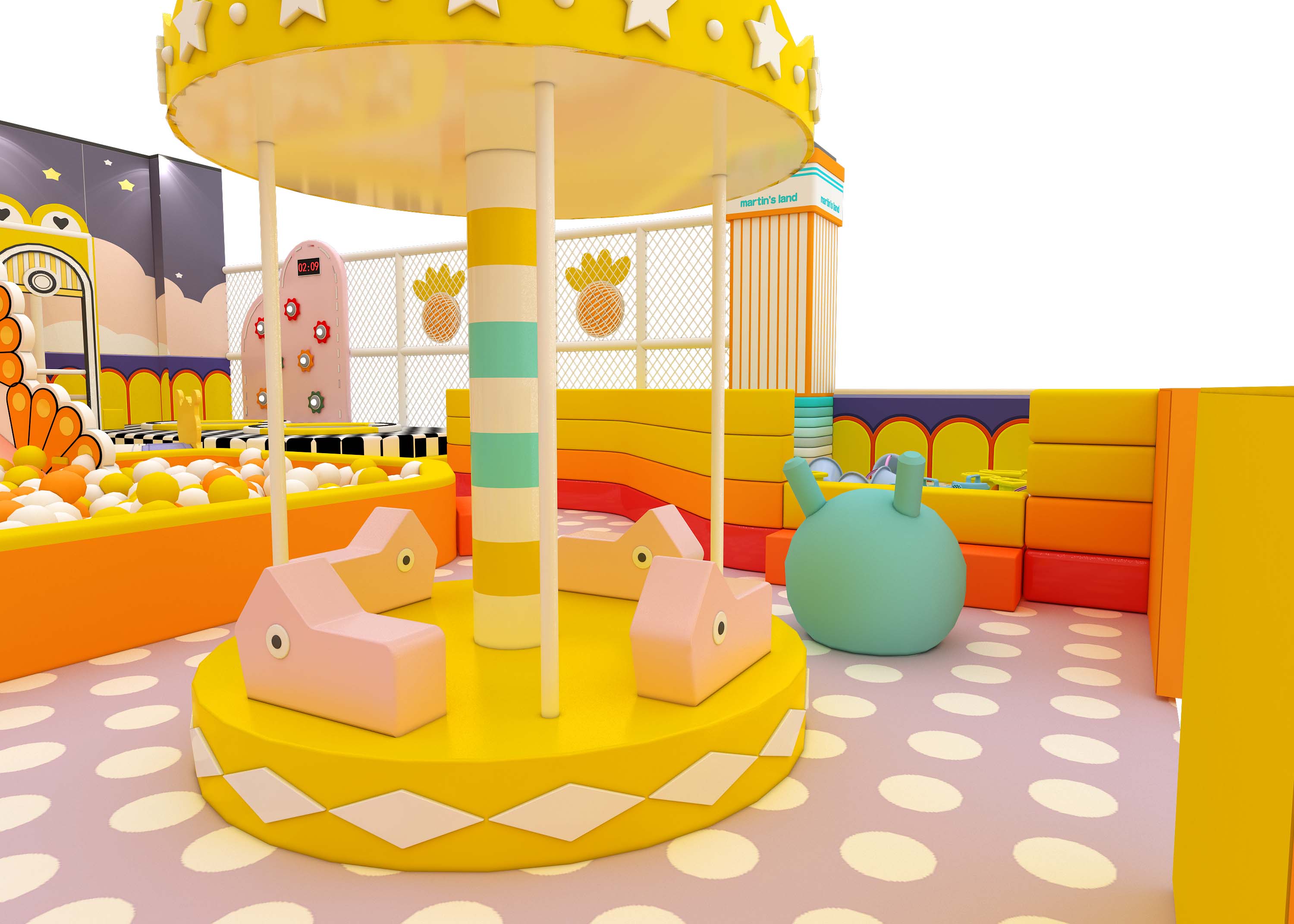 Customized Soft Play Equipment with Slide for School &amp; Shopping Malls Children's Play Equipment