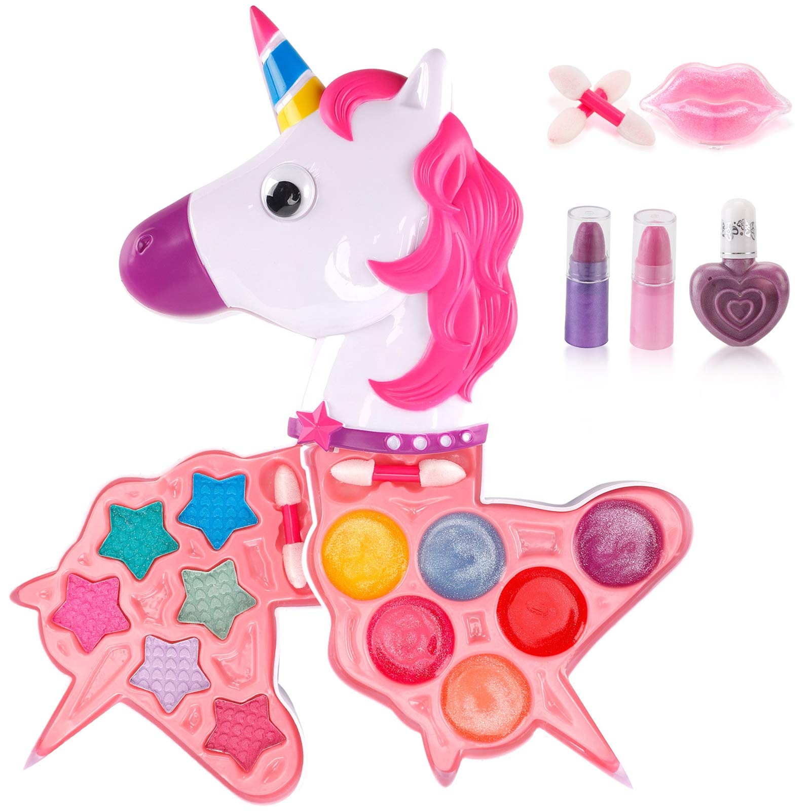 Pretend Play Dress up Cosmetic Toys Girl Makeup Set Toys Girls Princess Makeup Sets Set Makeup with Toys