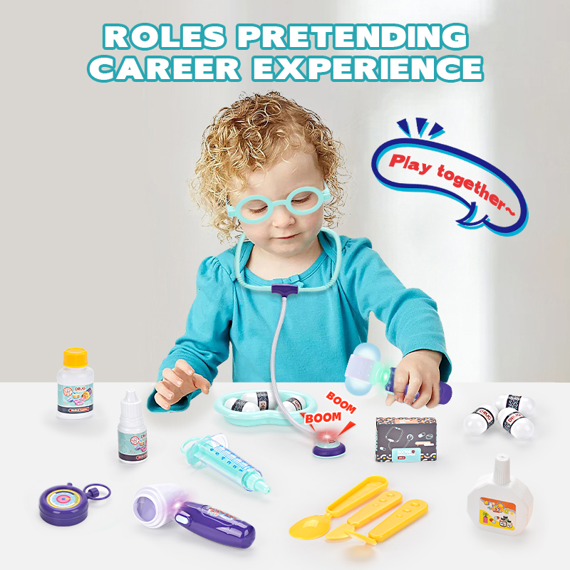 Wholesale OEM manufacturer customized Popular Design Kids Pretend Play Doctor Toys Children Preschool Doctor Toys Pretend Toy