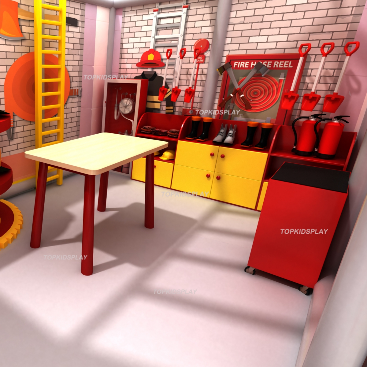 Customizable Kids Construction &amp; Engineering Play House with PVC &amp; Steel Materials for Educational Pretend Play 5 Users Capacity