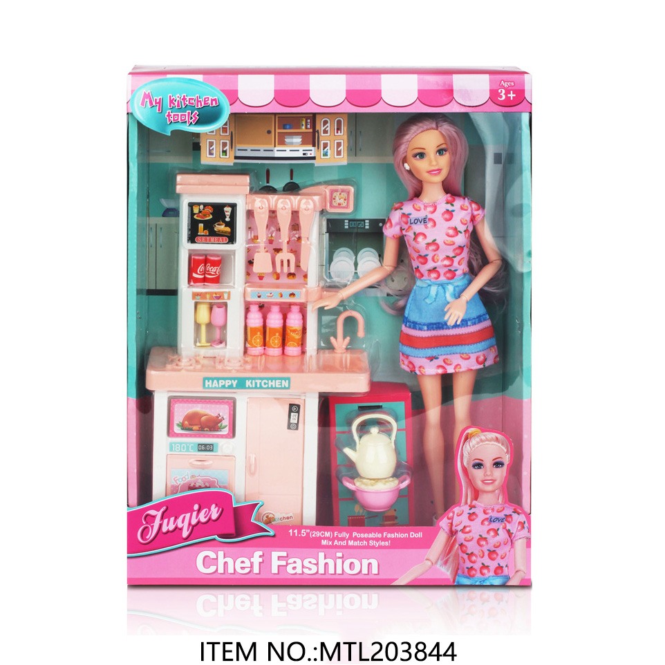 Girl Toys Careers Doll Play Set Princess Doll Pretend Doctor Nurse Theme with 2 Mini Dolls &amp; Accessories
