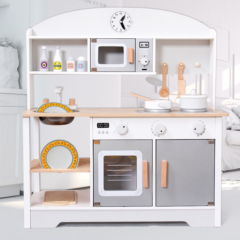 Hot Sell Role Play Wooden New Product Pretend Play Set Cooking Kitchen Toys for Kids