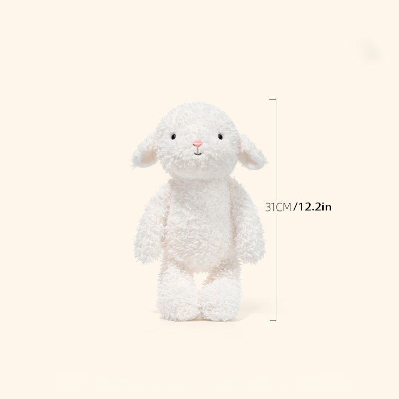 Creative Cute Super Soft Plush Animal Toy Doll 30cm PP Cotton Filled with Moving Ears for Kids 8-13 Years
