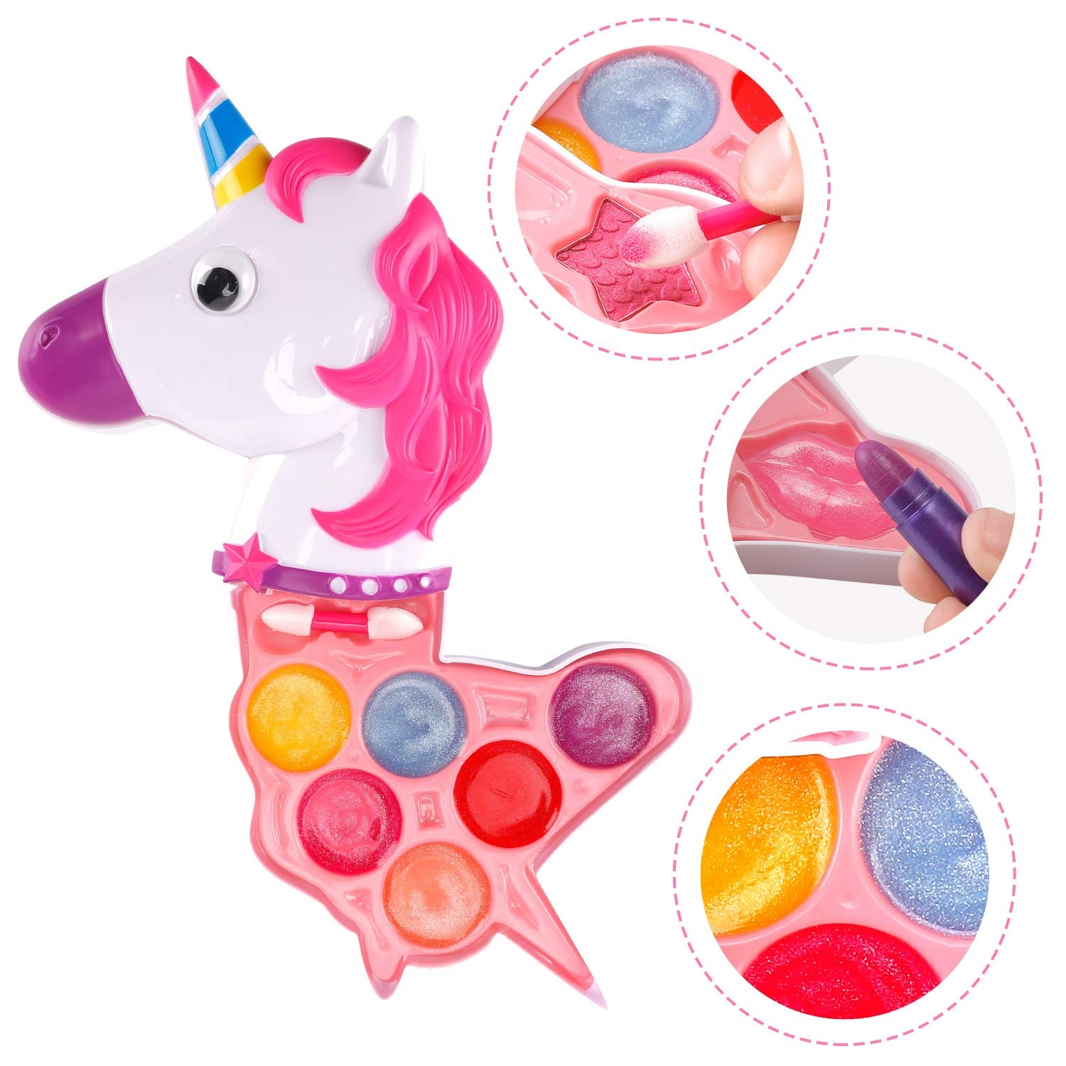 Pretend Play Dress up Cosmetic Toys Girl Makeup Set Toys Girls Princess Makeup Sets Set Makeup with Toys