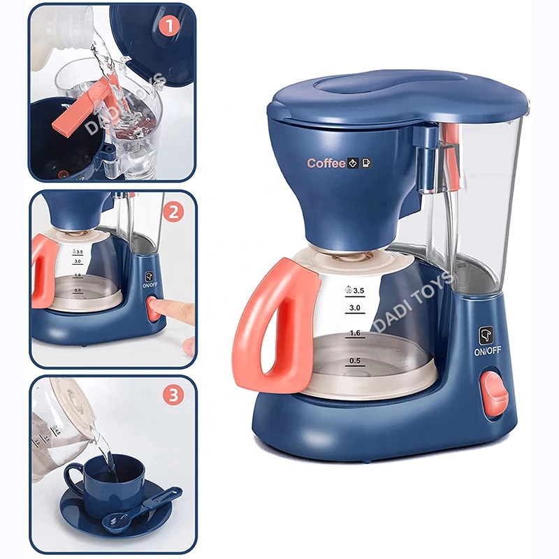 Simulation Plastic Electric Blender Mixer Toaster Household Home Appliances Toys Pretend Play Kitchen Set Toy