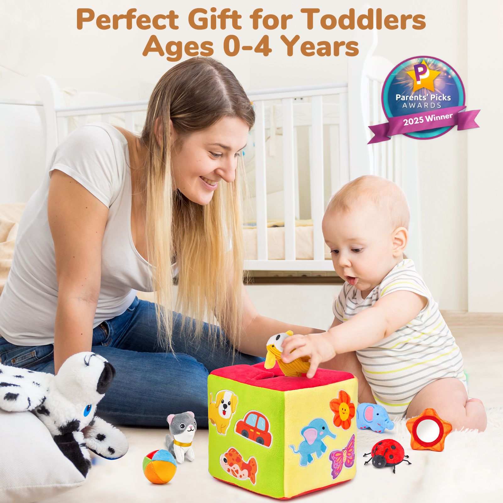 Joycat Education Toys Early Education Baby Toy Box Simulation Sensory Fine Motor Skills Visual Exercise Spatial Cognition Toys