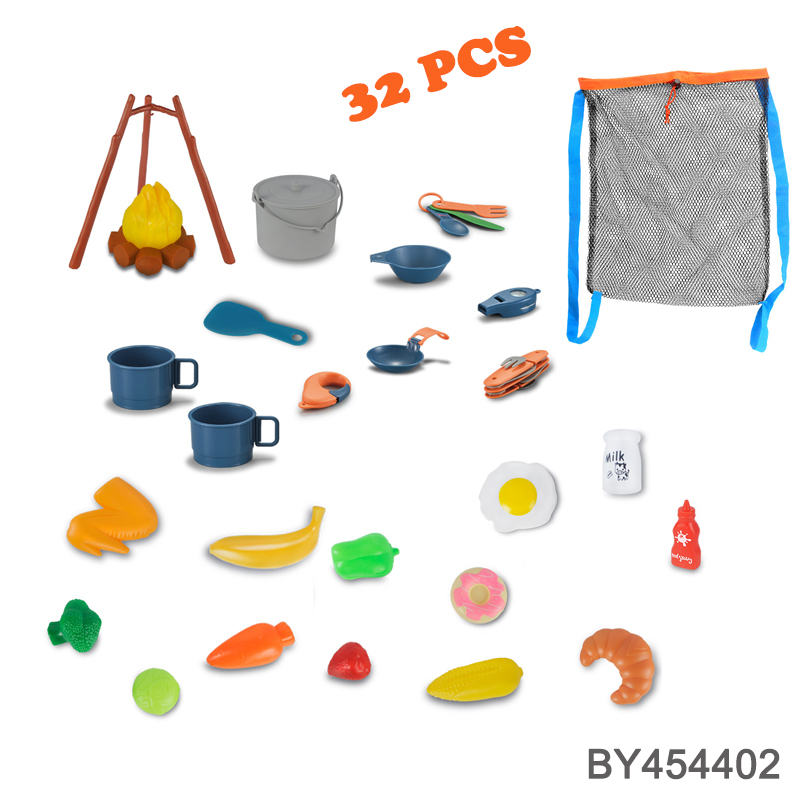 Backyard Kids Exploration and Adventure Pretend Play Kit Outdoor Camping Tents Picnic Mat Toys Set BSCI