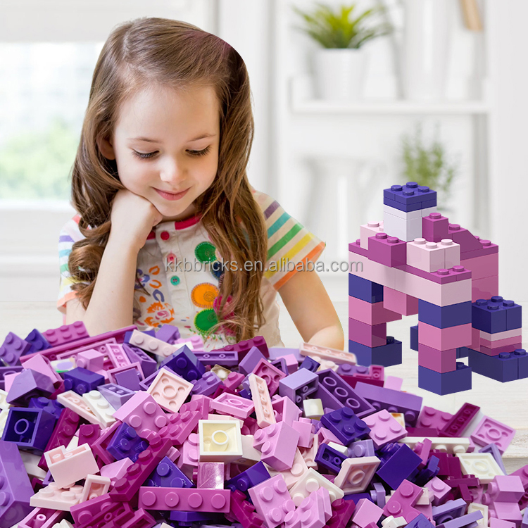 1500pcs Girls Classic Building Blocks Toys Set+baseplate 32*32 Studs*2pcs Construction Kit Educational Toys Girls Creativity Set