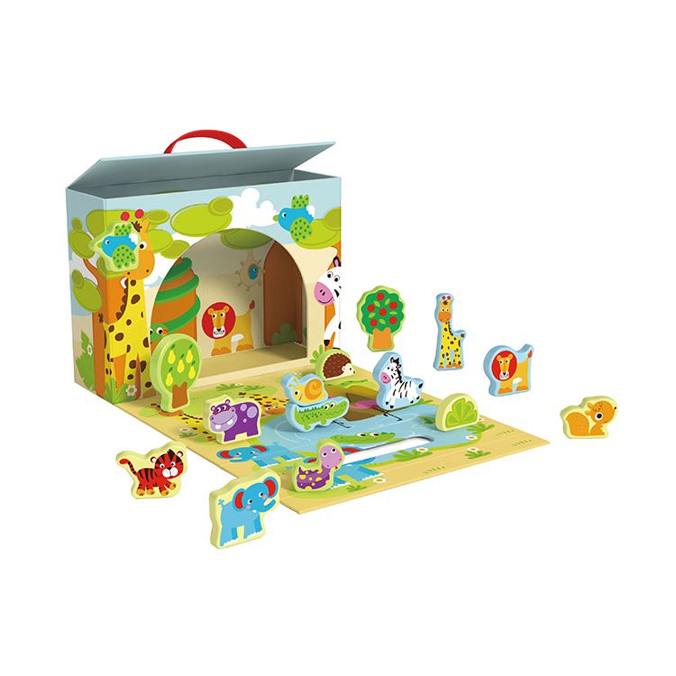 Kids Pretend Toy Educational Wooden Other Pretend Play &amp; Preschool Play a Role - Jungle Story