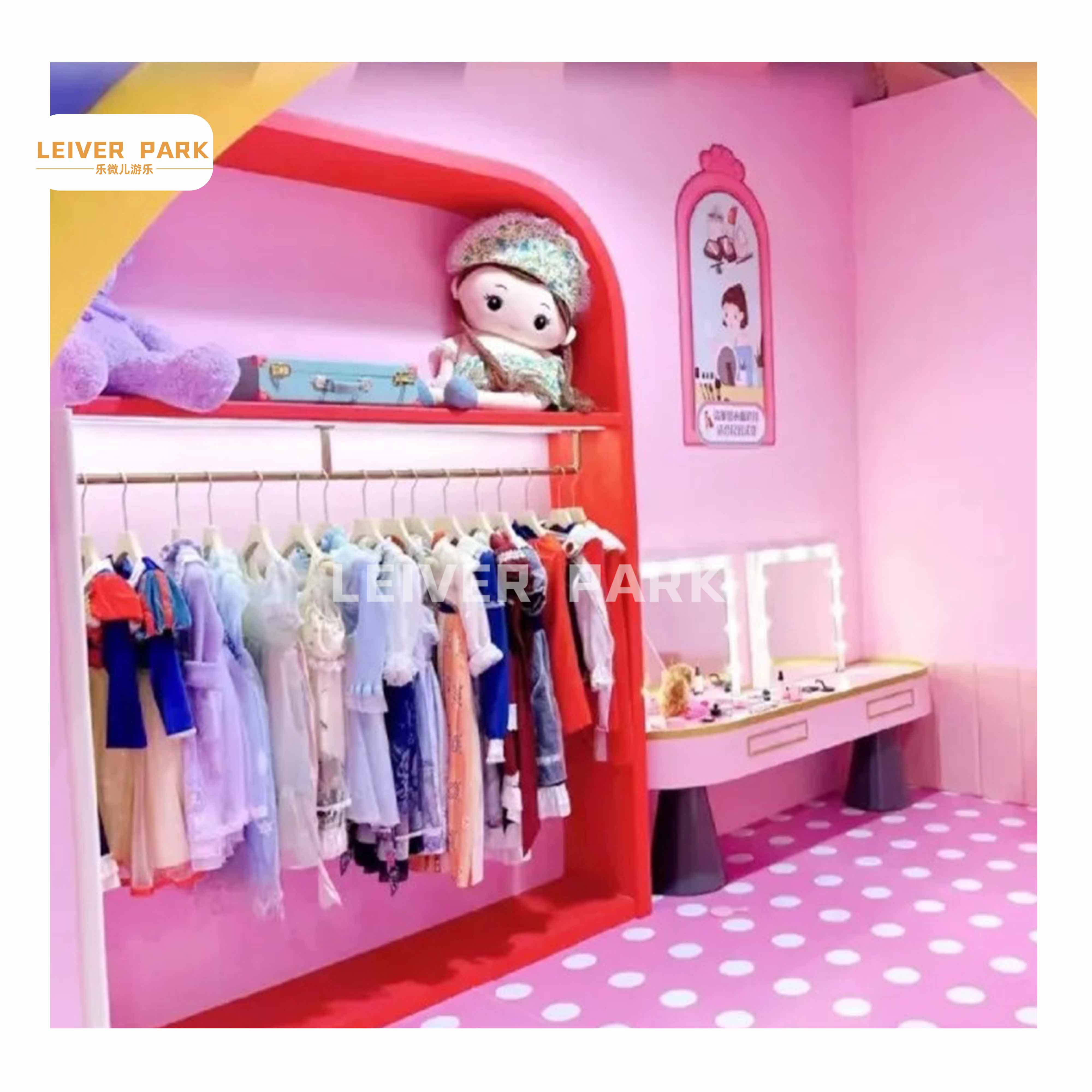 Kids Role Play House Supermarket Kitchen Police Doctor Station Kids Game Room Set Kids Pretend Playground