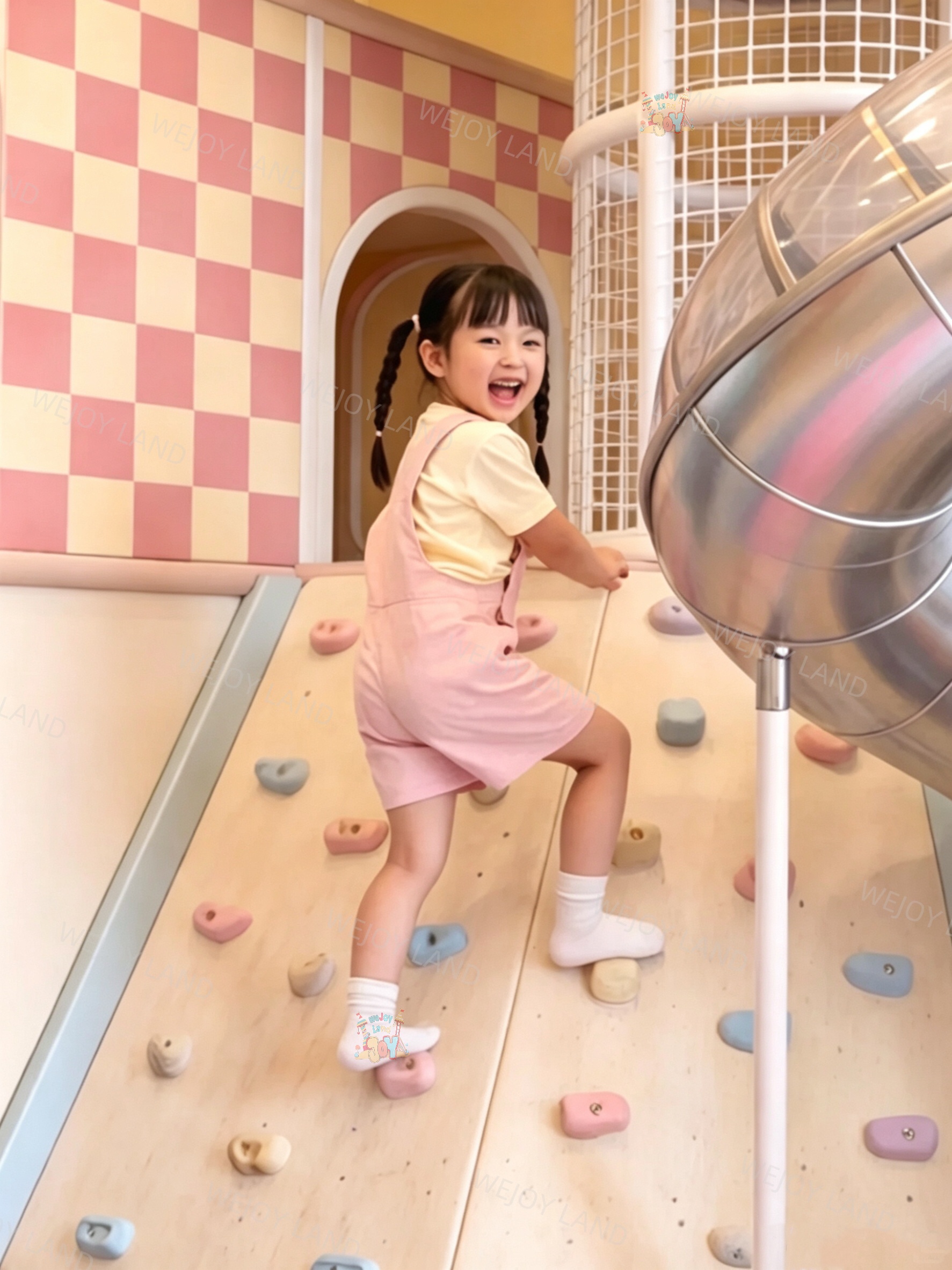 Pretend Play Town Soft Play Equipment Preschool Children Indoor Playground Equipment Kids Playhouse For Parent-Child Caf&eacute;
