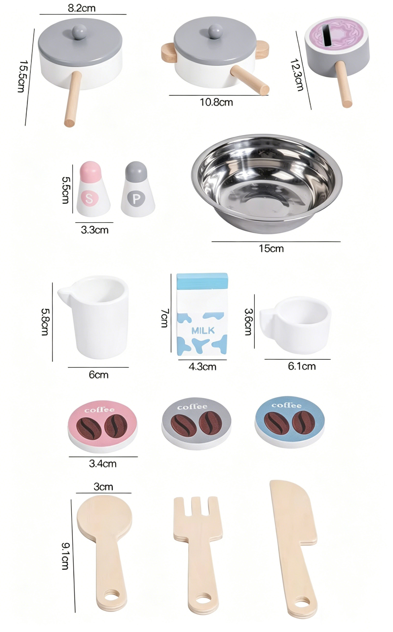 Hot Selling Children's Simulation Role Play Grey Kitchen Set Game Educational Pretend Cooking Learning Playing Toys for Kids
