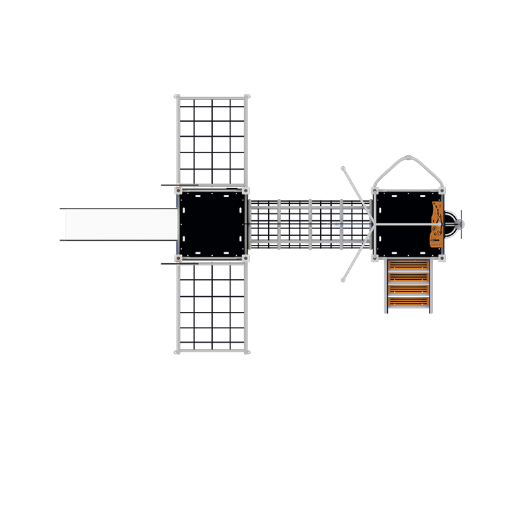 Customize Helicopter Design HPL Compact Panels Slide Kids Outdoor Playground Equipment With Tunnel