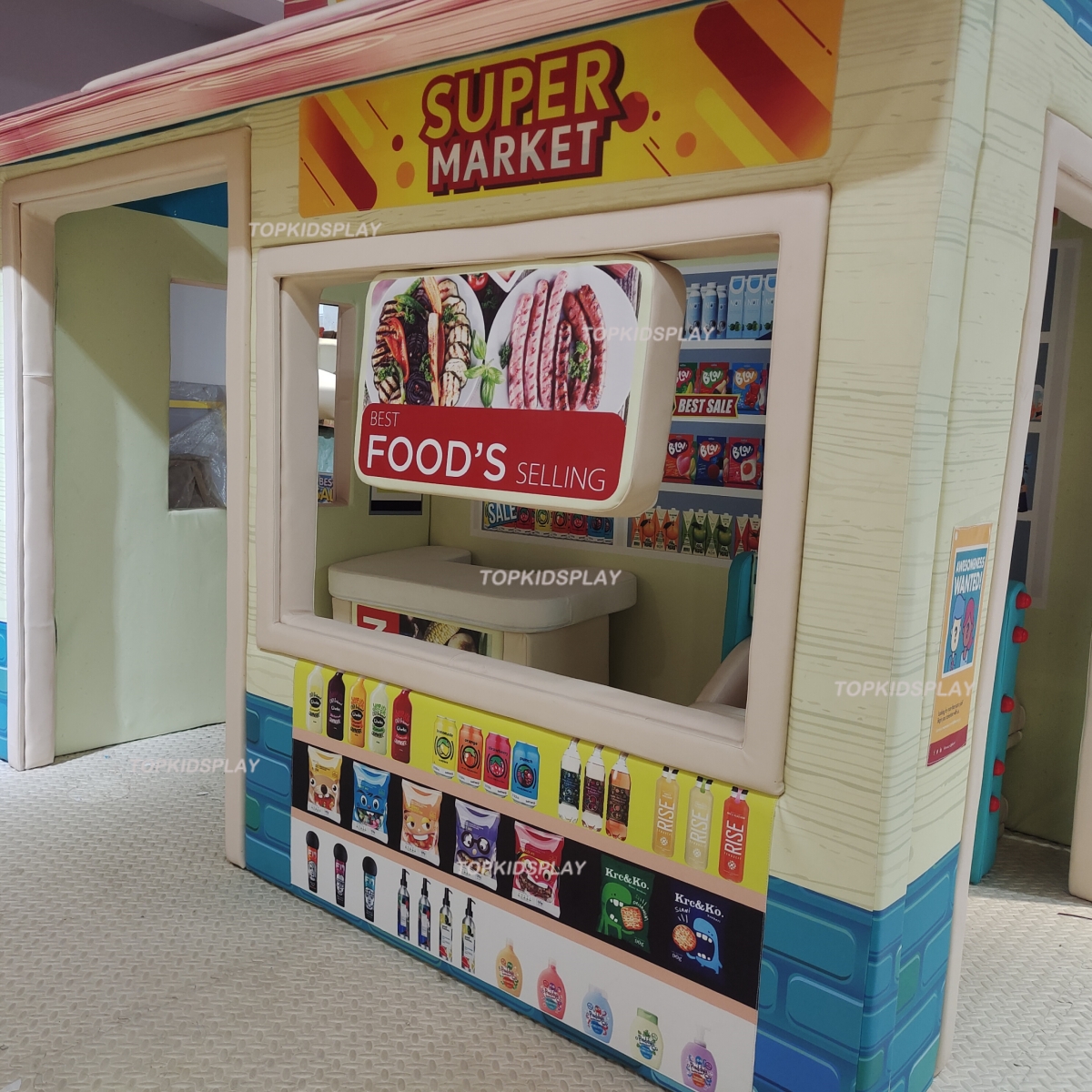 Customizable Kids Construction &amp; Engineering Play House with PVC &amp; Steel Materials for Educational Pretend Play 5 Users Capacity