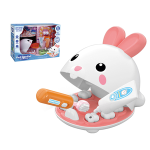 Hot Selling Plastic Doctor Toy Set Kids Unisex Simulation Play House Sound Effects-Stethoscope Injection Dentist Set Wholesale