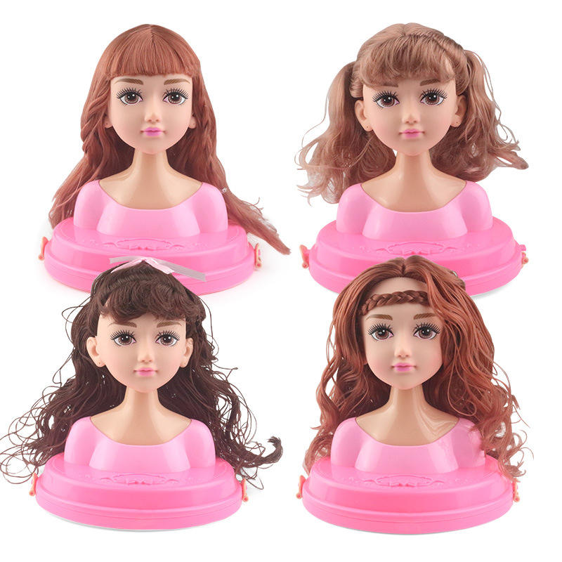 2024 Hot Selling Pretend Play Dressing up Half Body Toy Set Fashion Makeup Doll Head for Girls Fashion Princess