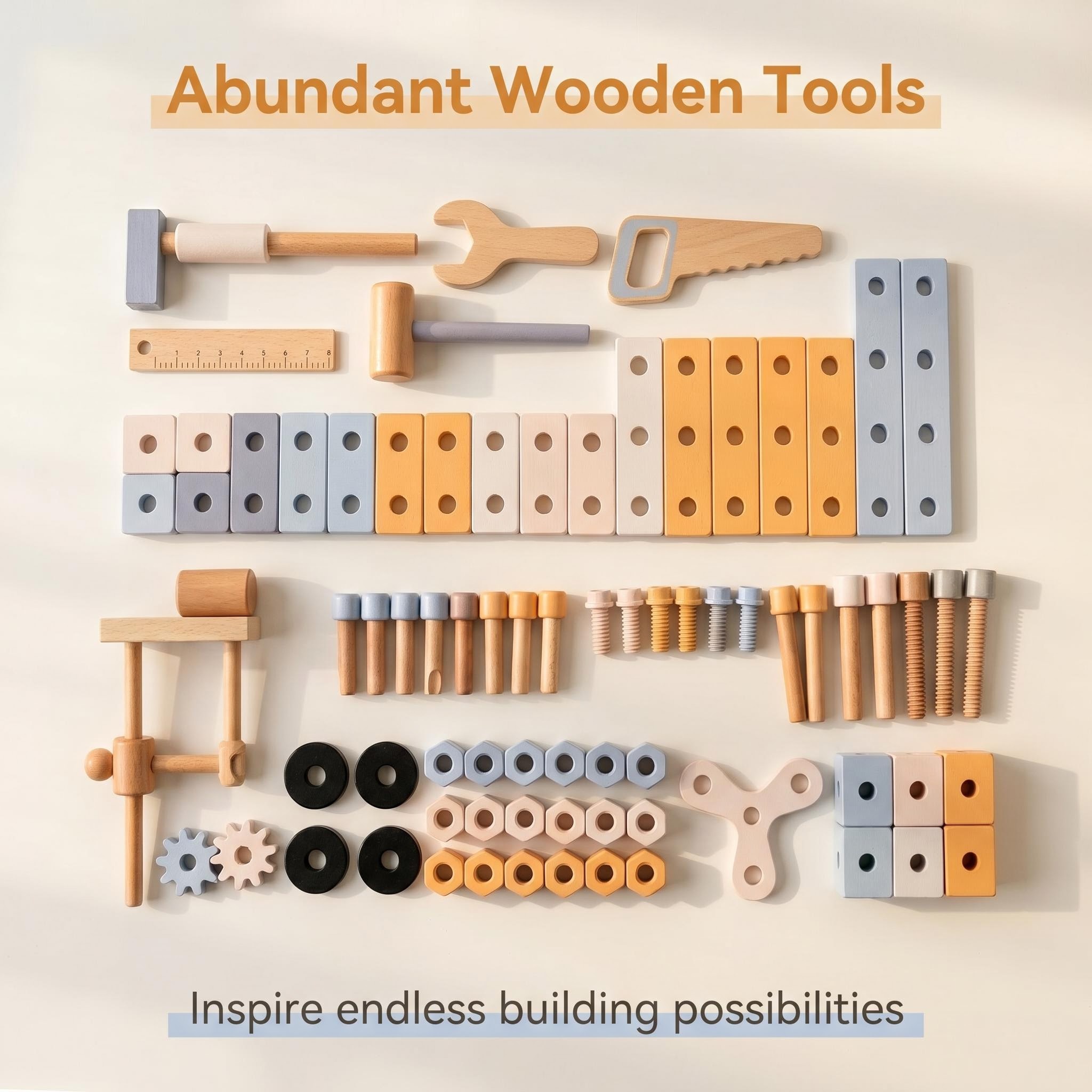For 5 to 7 Years Old Wooden Kids Tool Workbench Toy with Blackboard Pretend Play Construction Table Playsets Role Play