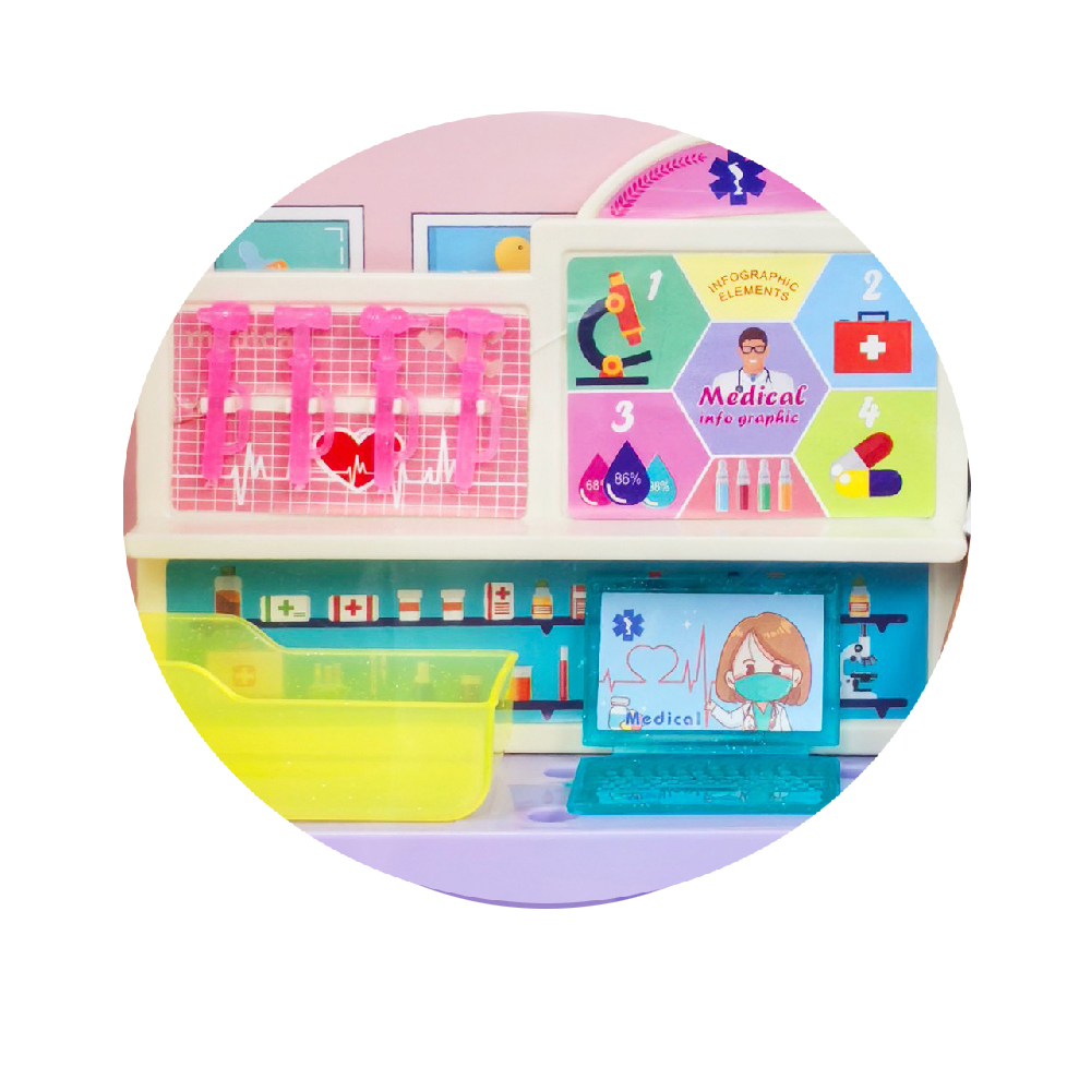 2026 Girl Toys Careers Doll Play Set Princess Doll Pretend Doctor Nurse with Baby Doll &amp; Accessories
