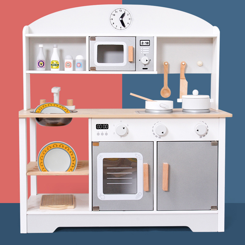 Hot Sell Role Play Wooden New Product Pretend Play Set Cooking Kitchen Toys for Kids