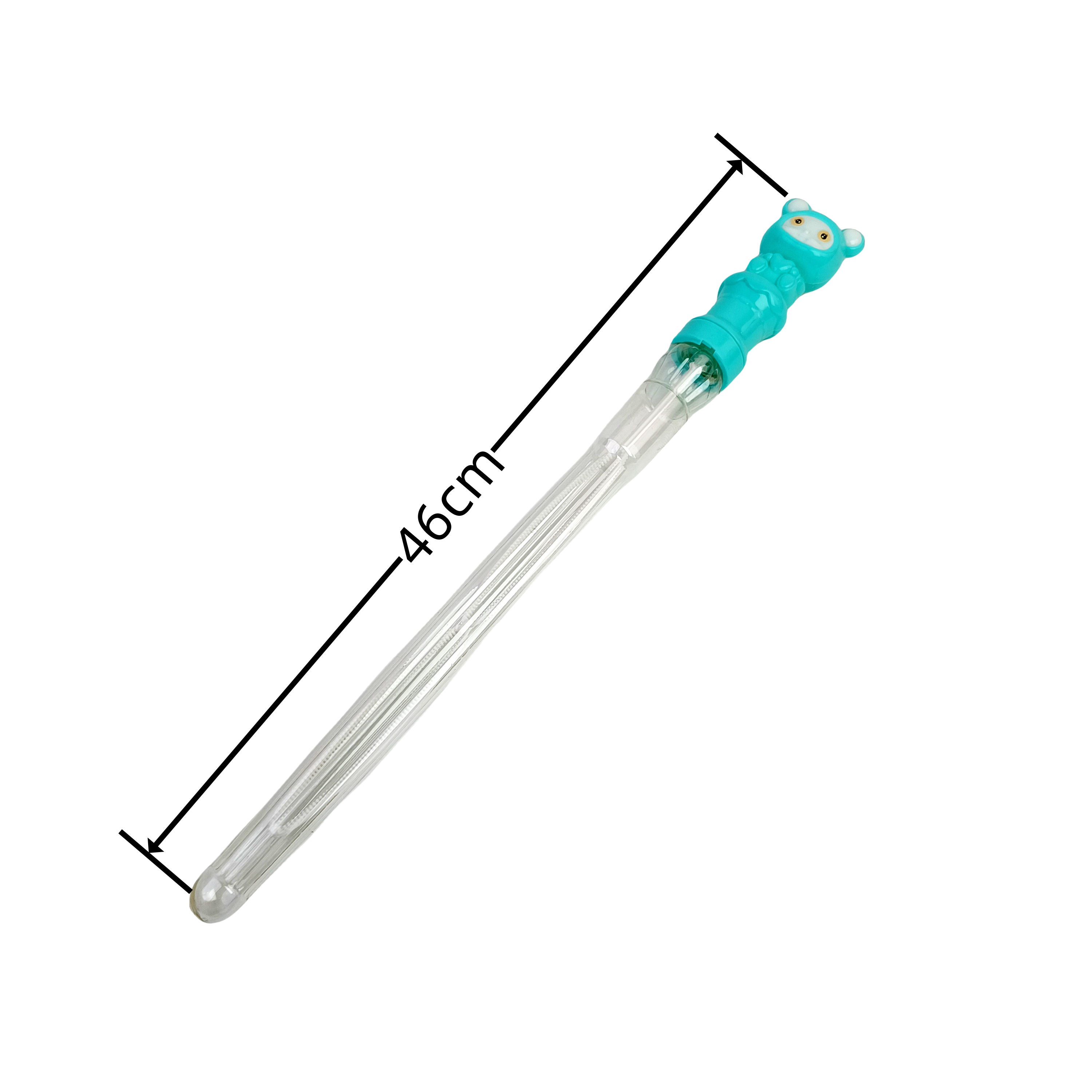 46cm PP Plastic Cute Baby Bubble Wand Toy for Boys &amp; Girls Flash Night Market Stall Business Essential Water Blowing Play Toy