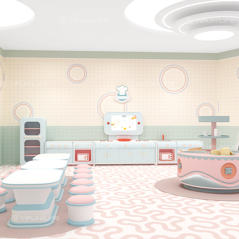 Indoor Kids Playground Playground Equipment Mini Kitchen Toys Custom Design Services Kids Indoor Playground