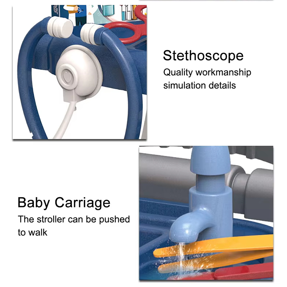 Doctor Toys Doctor Set for Kids Kids Doctor Kit Medical Trolley Toy Medical Toys for Kids Product
