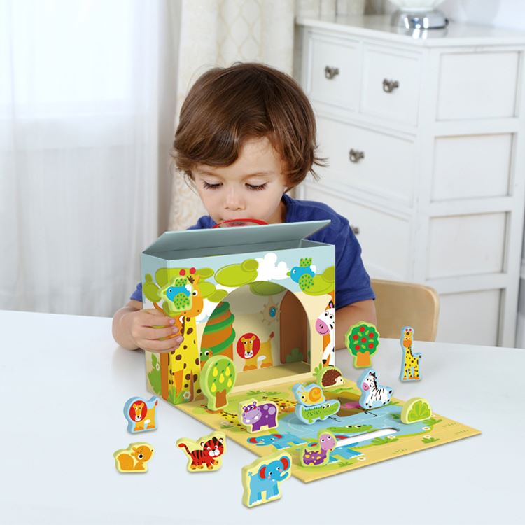 Kids Pretend Toy Educational Wooden Other Pretend Play &amp; Preschool Play a Role - Jungle Story