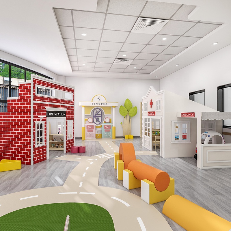 Funny Play House Toddler Kids Role Play Furniture Restaurant Pretend Kitchen Play For Nursery School