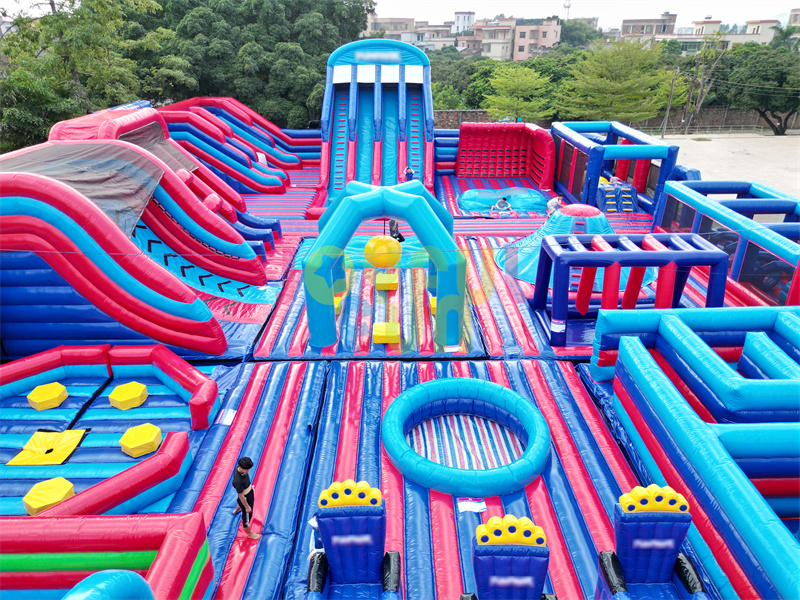 JOYFUL FUN TUV Factory Inflatable Park Indoor Inflatable Play Ground Inflatable Amusement Park