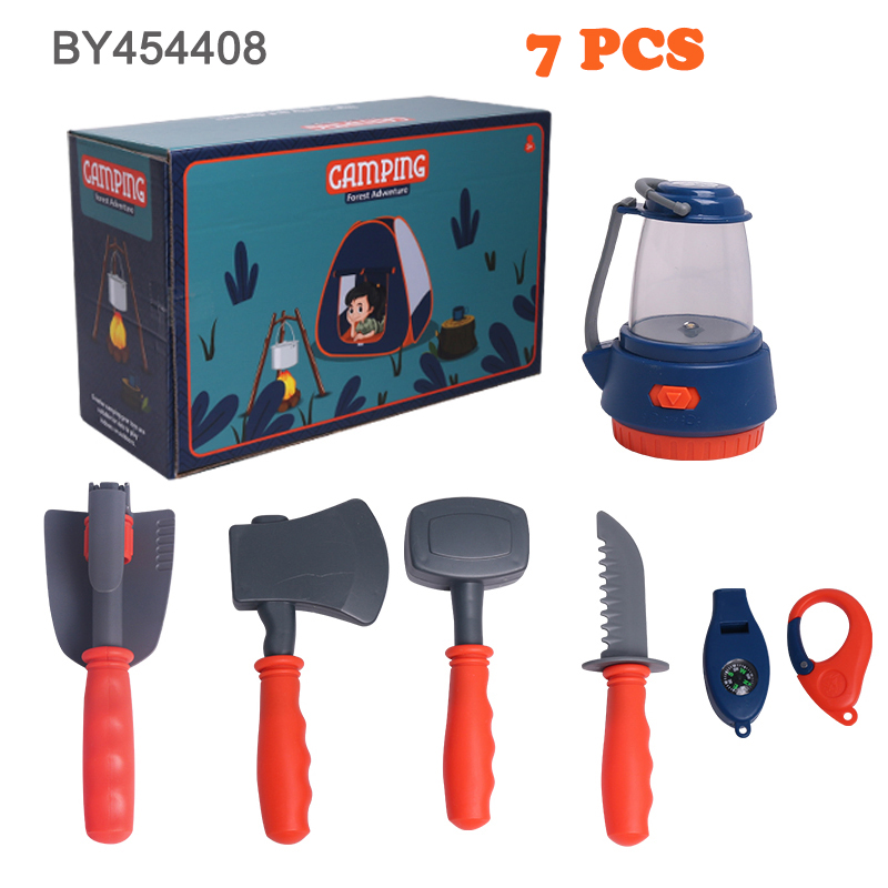Backyard Kids Exploration and Adventure Pretend Play Kit Outdoor Camping Tents Picnic Mat Toys Set BSCI