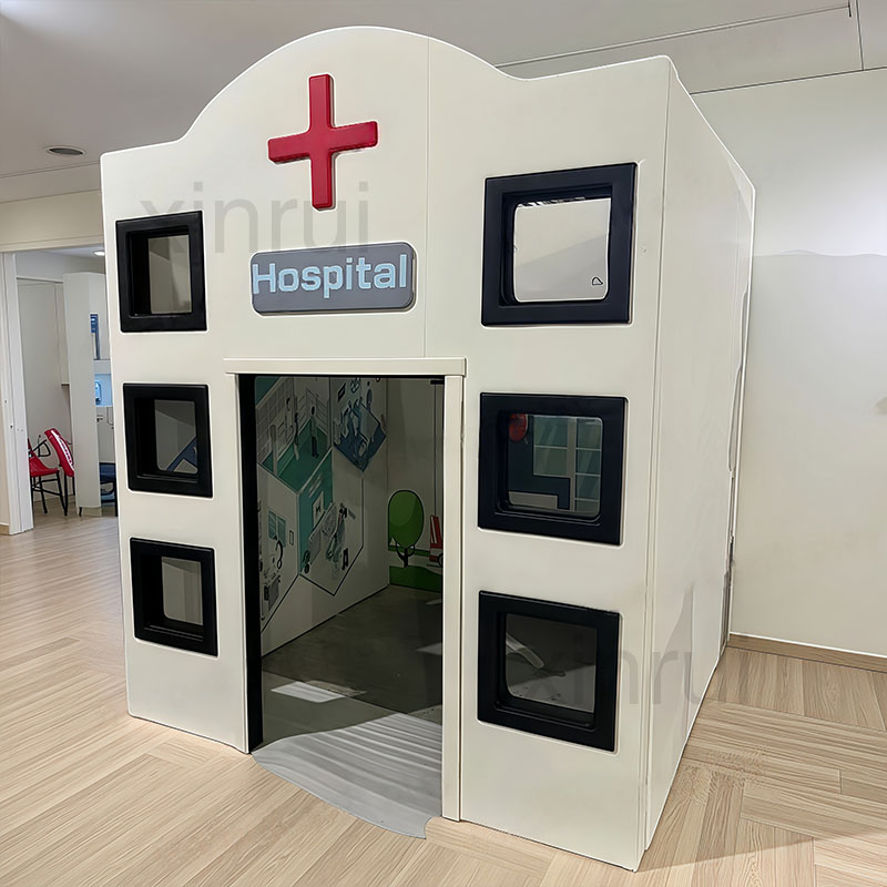 Commercial Pretend City Role Play House Indoor Playground Soft Play Equipment For Kids CE ASTM Certified Customizable For Mall