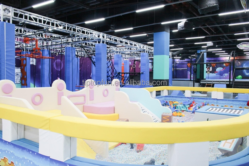Tiptopfun Indoor Soft Playground Featuring Kids Dream Role Playing Town with Interactive Career Stations