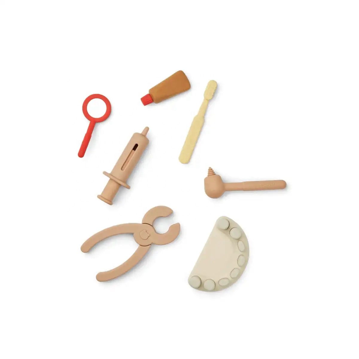 BPA-Free Silicone Doctor and Vet Kit Pretend Play Dress-Up Toy for Toddlers and Children Fun Imaginative Play
