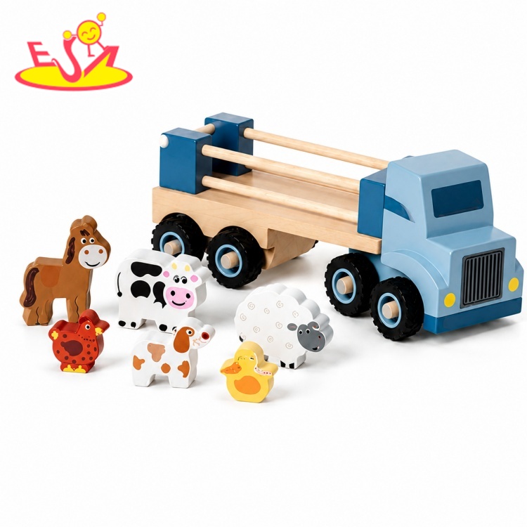 2026 Wooden Dinosaur Play Set Jurassic World Park Adventure Pretend Play Toy with Figures Vehicle Volcano for Toddlers W06A746