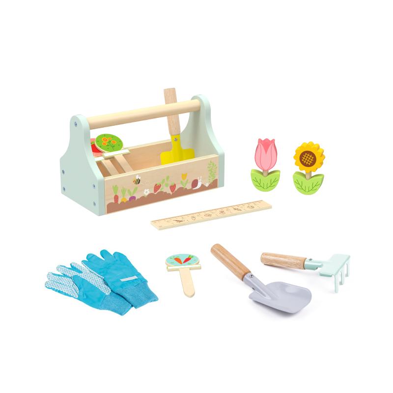 Children's Gardening Tool Set Gardener Pretend Play Role Play Toy for Kids Pretend Play Set Simulation Toy