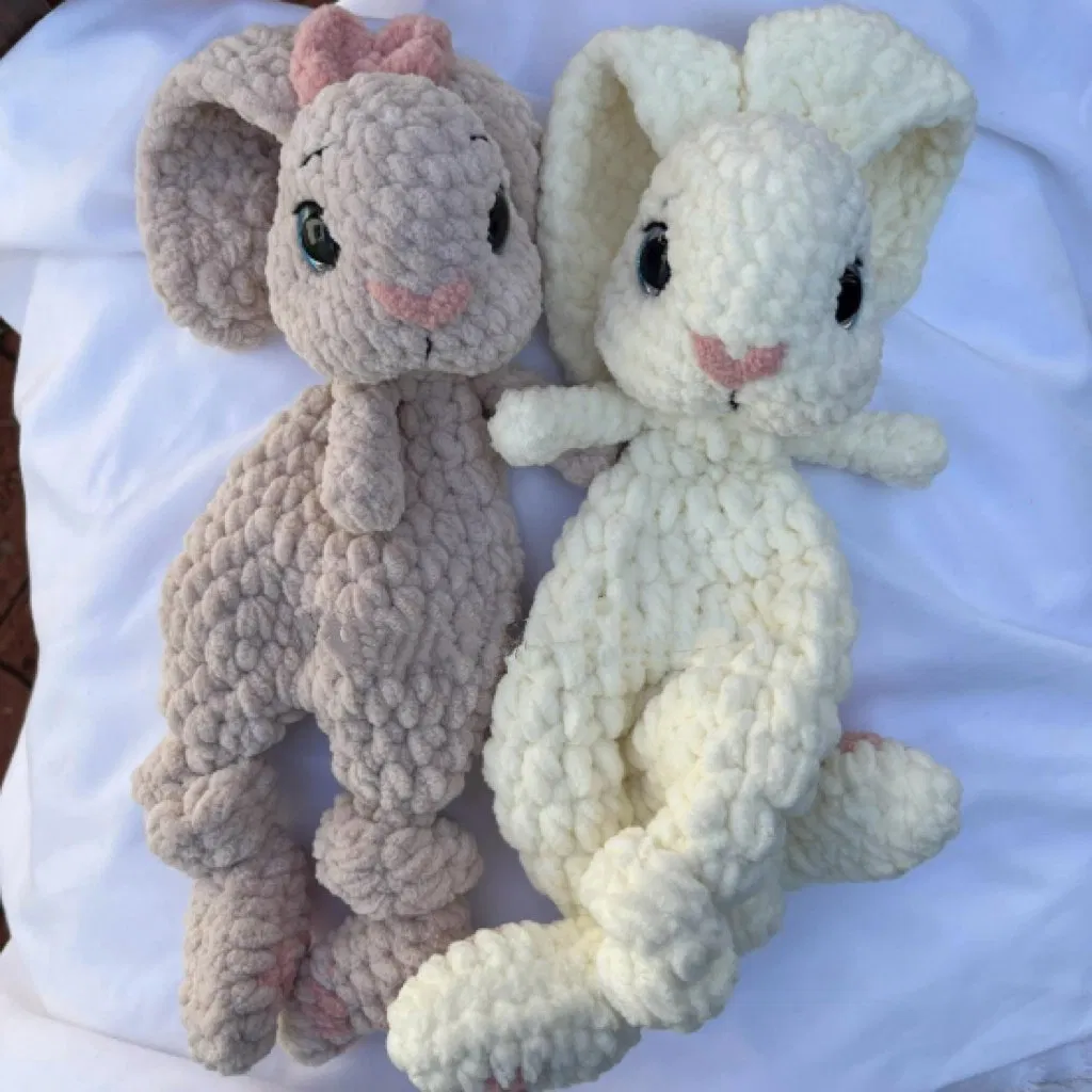 Bonecas de Amigurumi de Crochê Feitas à Mão, Toy de Segurança de Leão Bebê com Braços Longos de Veludo Chunky e Boneca de Personagem de Cartoon Princesa Sereia de Algodão, Presente para Chá de Bebê