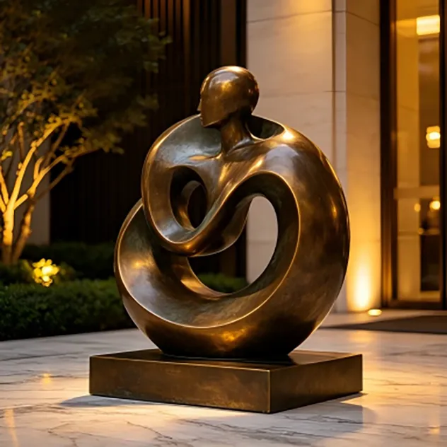 Escultura Figura Humana Abstrata 3