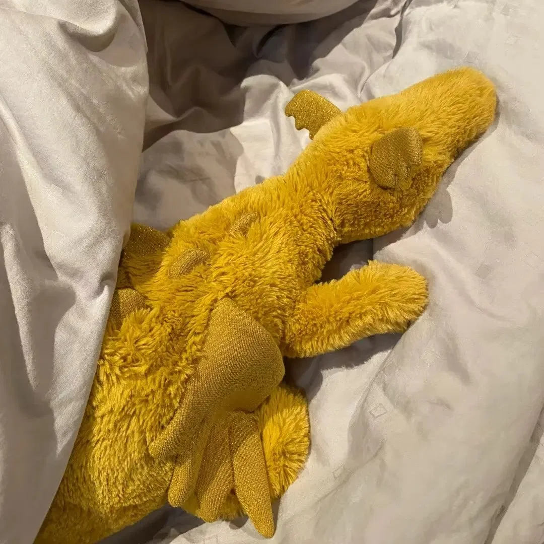 Brinquedo de pelúcia Jellycatt de algodão orgânico, dragão do céu e dragão da neve, animais de pelúcia fofos, travesseiro pesado macio
