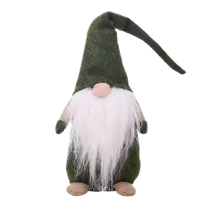 Ideia de Presente Decorações de Natal Ornamentos de Anão Tricotados Papai Noel em Pé Bonecos Sem Rosto da Floresta
