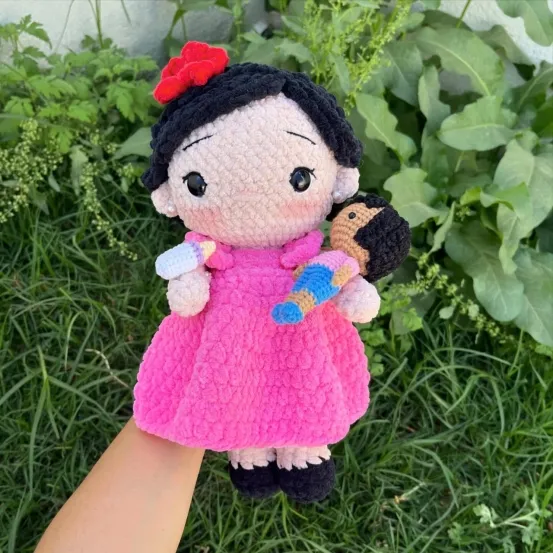 Boneca Princesa Amigurumi