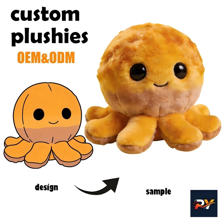 Brinquedo de pelúcia super macio de pica-pau - Presente personalizado para chá de bebê com algodão orgânico e enchimento de algodão PP para alívio do estresse