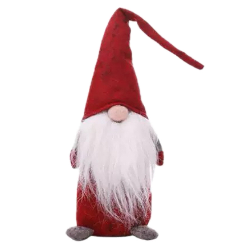 Ideia de Presente Decorações de Natal Ornamentos de Anão Tricotados Papai Noel em Pé Bonecos Sem Rosto da Floresta