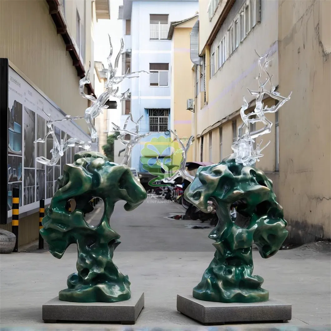 Arte em Pedra Taihu, Decorações Macias Ornamentais, Fabricante de Artesanato e Esculturas em Resina Transparente