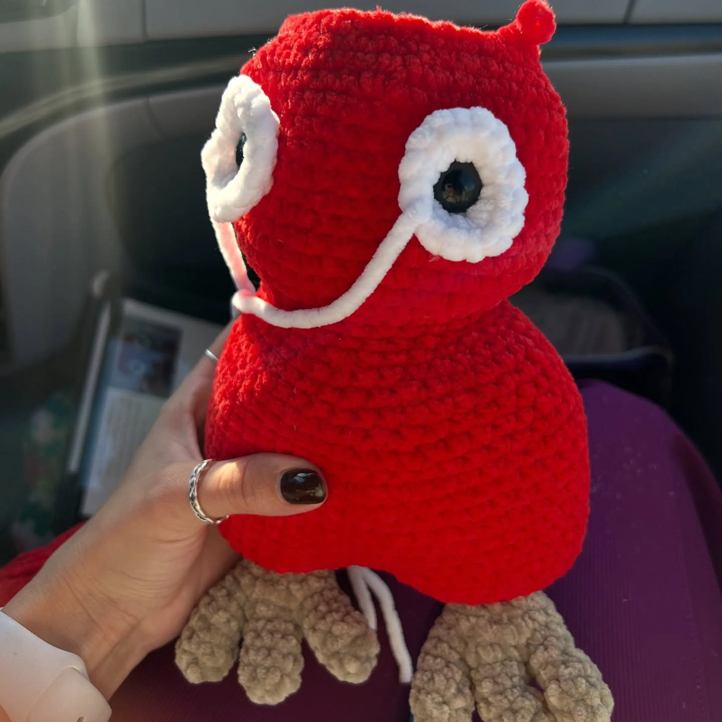 Factory Wholesale Handmade Amigurumi Crochet Stuffed Animals Chunky Yarn Knitted Plush Toy Custom Owl Cow Dog Dragon Moose Fish Baby Soothing Doll Gift Home DEC