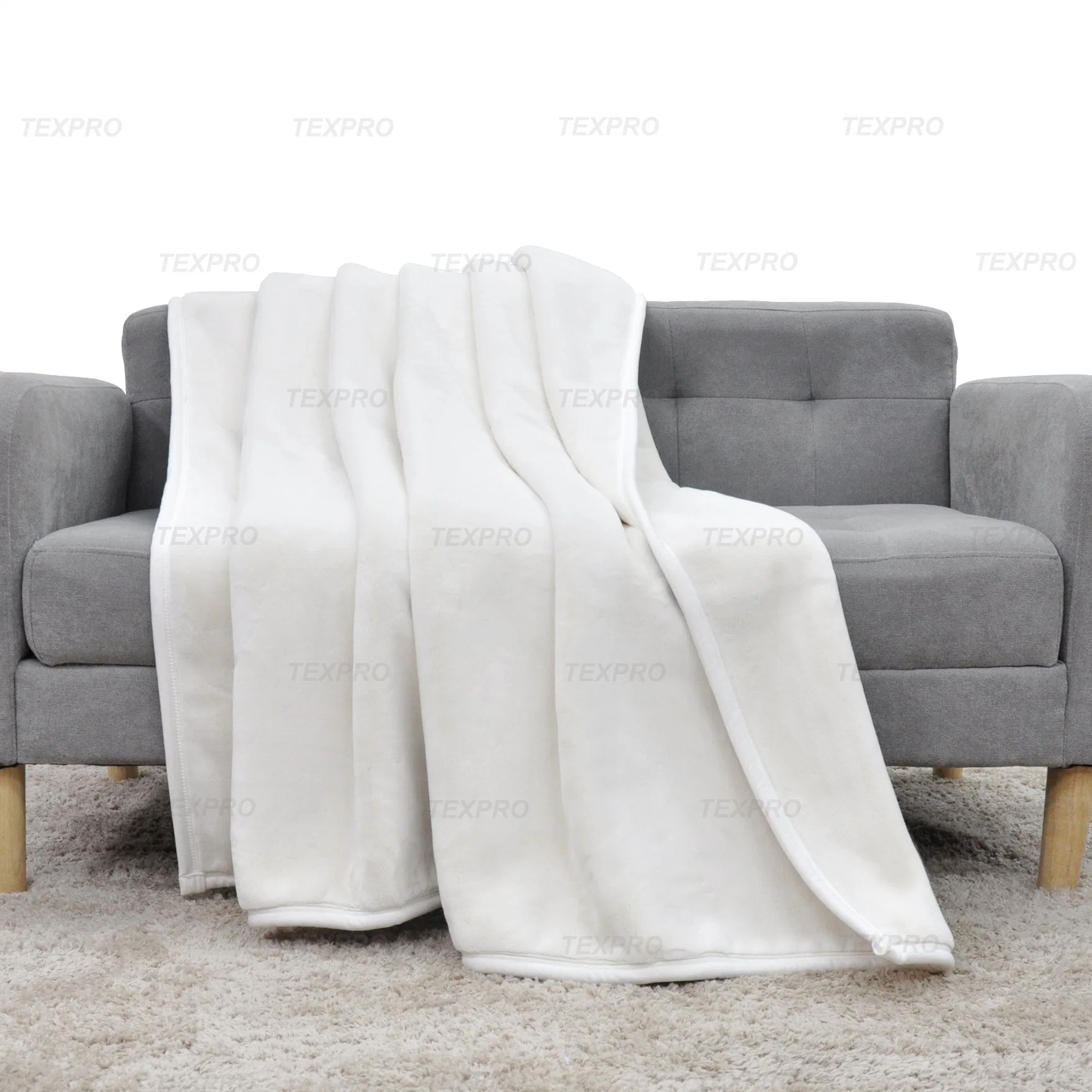 Cobertores de Flanela Fuzzy Macios e Leves de Microfibra para Sofá, Cama e Camping