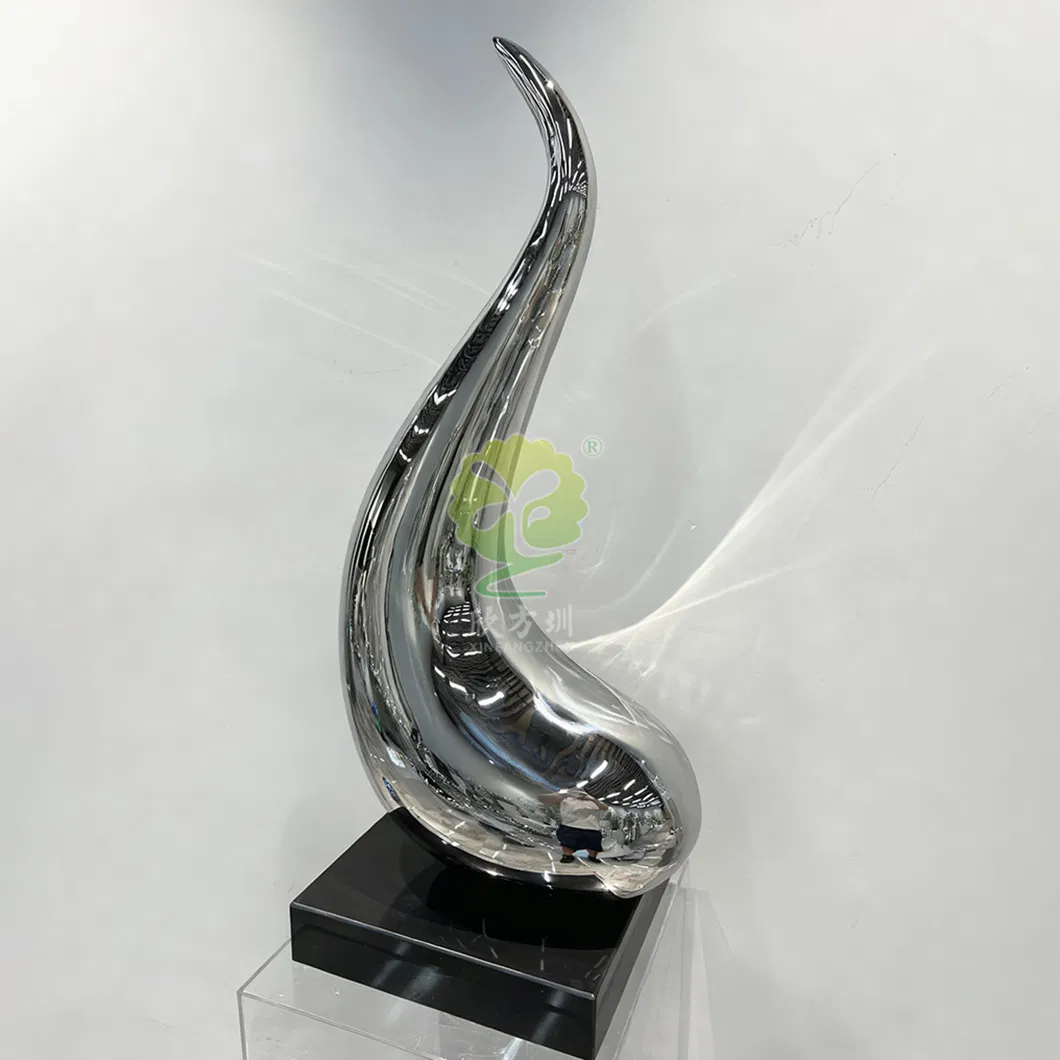 Escultura Metálica Abstrata Criativa de Luxo Leve para Casa, Fabricação de Personalização de Acessórios para o Lar