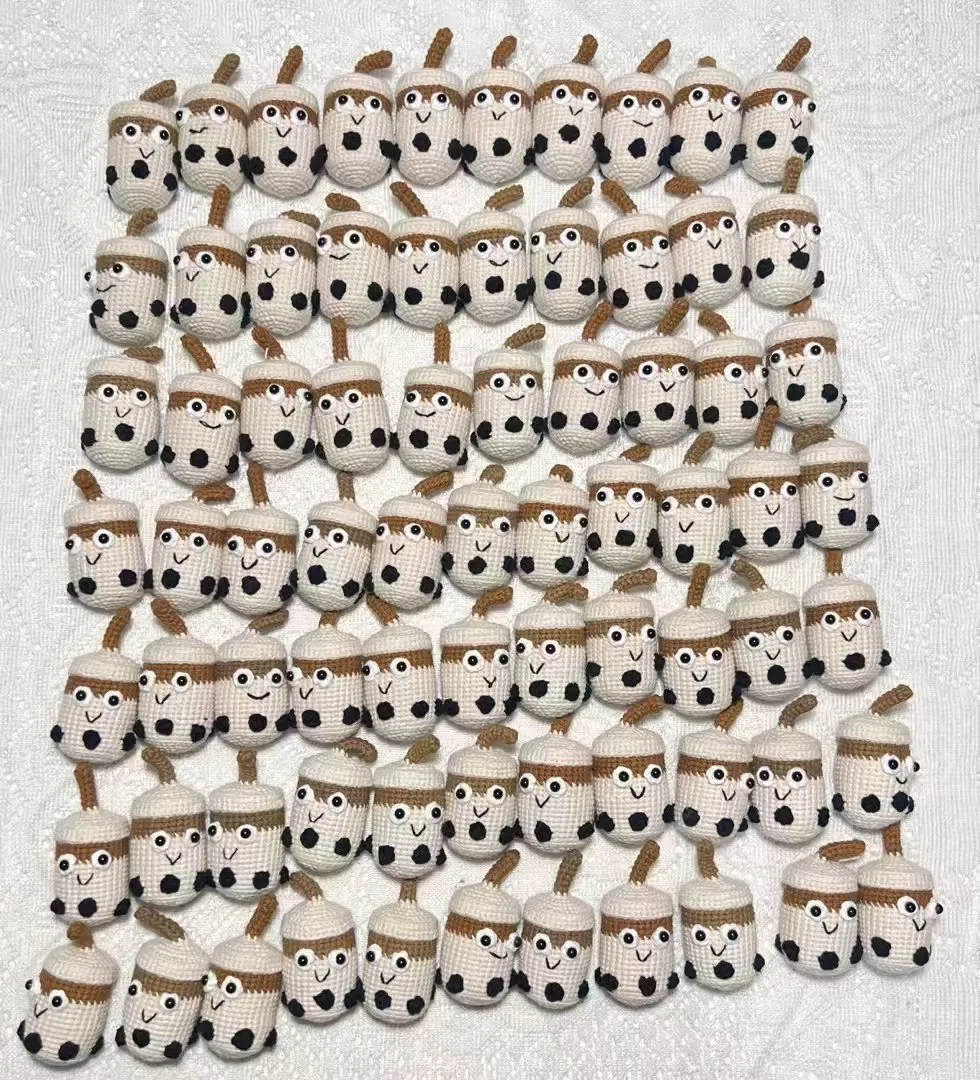 2024 Nova chegada Cotton Crochet Stuffed Animais tricotados Crochet Toys Amigurumi brinquedos para crianças